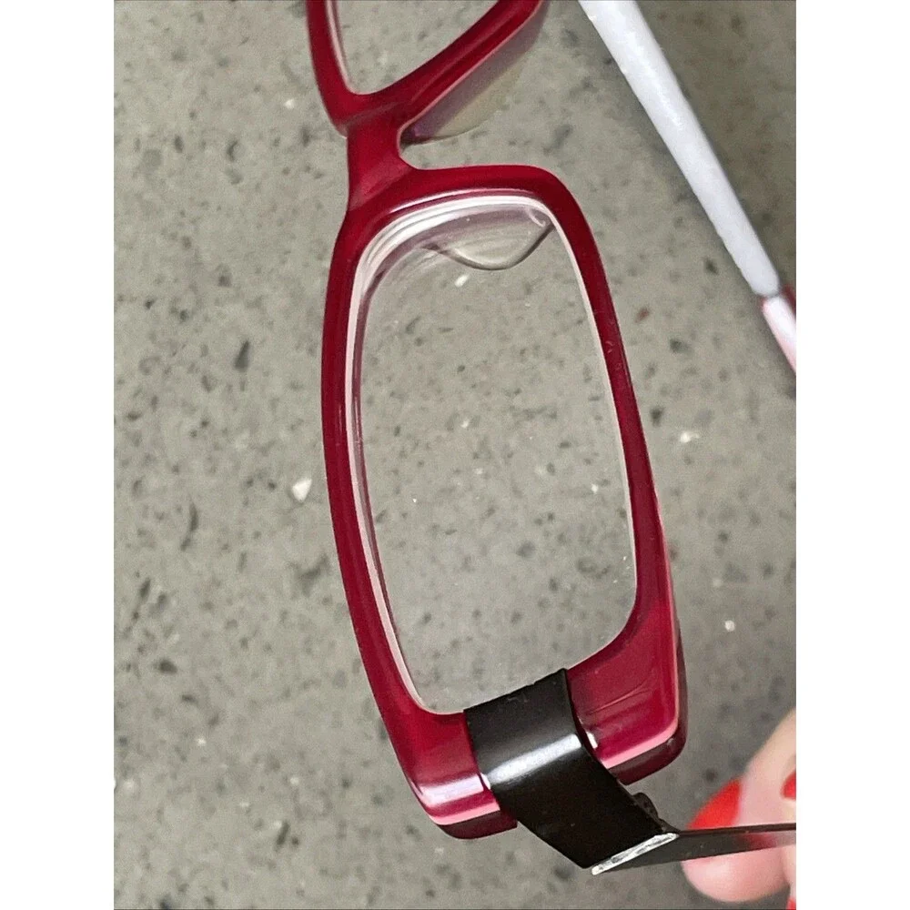 Humphrey's By Eschenbach H 2186 50 Eyeglasses Frames ONLY 50-15-135 red full rim